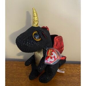 Grindal the Dragon - 6" Ty Beanie Boo w/ Tags